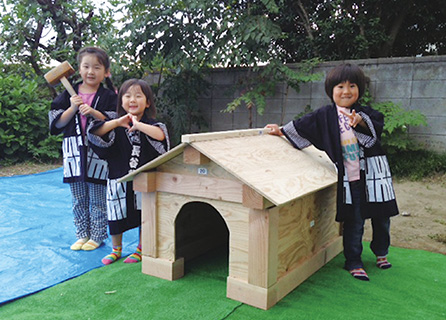 犬小屋大工さん体験